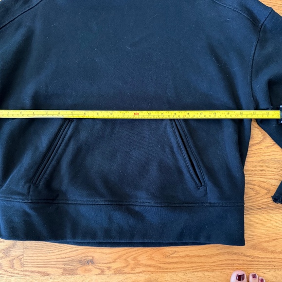 ALO Yoga Oversized Low Key Hoodie with Bell Sleeves in Black (Size XS) - Picture 9 of 11